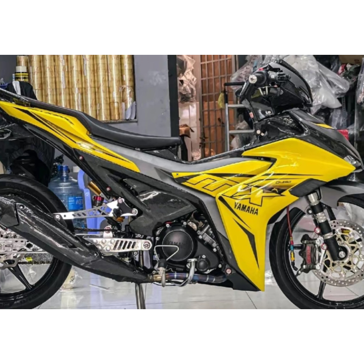 Tem rời EXCITER 155 mẫu mx kinh cao cấp chất liệu in 3 lớp PPF chống nước không phai màu.