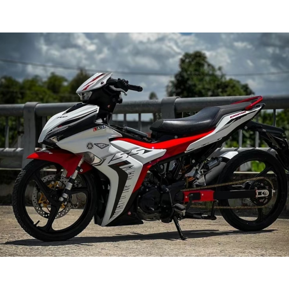 Tem rời EXCITER 155 cao cấp chất liệu in 3 lớp PPF chống nước không phai màu.