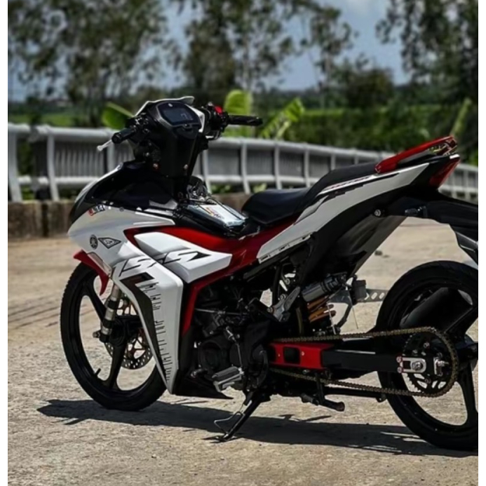 Tem rời EXCITER 155 cao cấp chất liệu in 3 lớp PPF chống nước không phai màu.