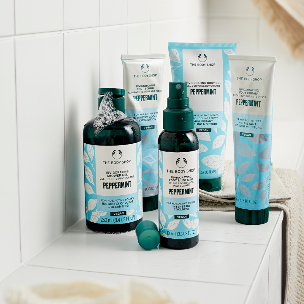 Ảnh Sữa Tắm Tinh Dầu Bạc Hà Peppermint Invigorating Shower Gel 250ML The Body Shop 3