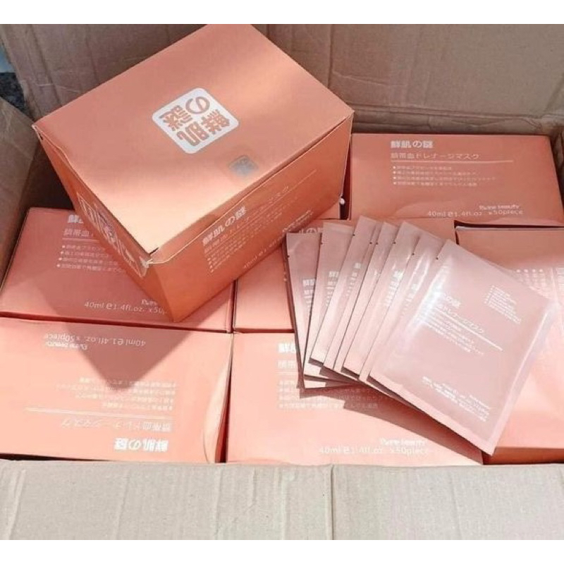 Combo 5-10 miếng mặt nạ nhau thai cừu dưỡng trắng tế bào gốc dưỡng da, cung cấp độ ẩm Date 2028 IS305