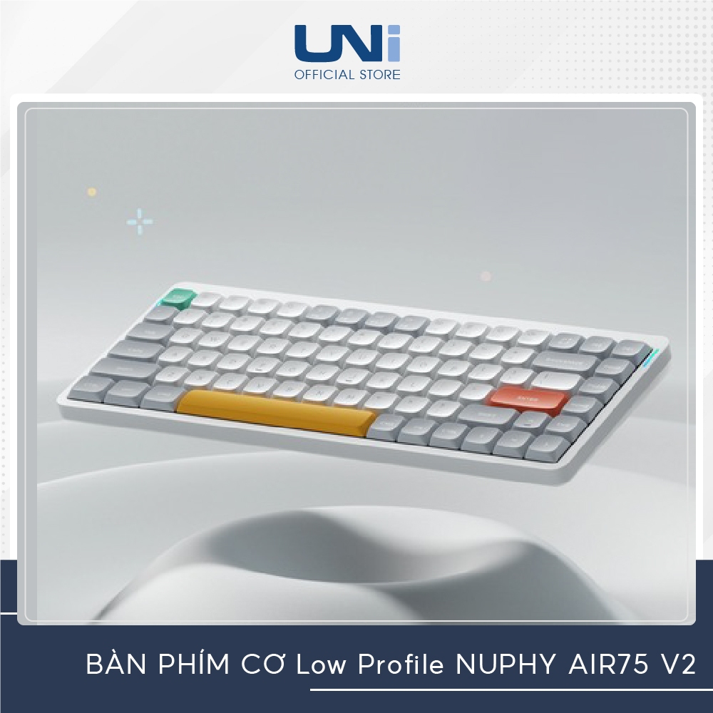 Bàn Phím Cơ NuPhy Air75 v2 - QMK/VIA (Gray/Black/White - Mới, Full box ...