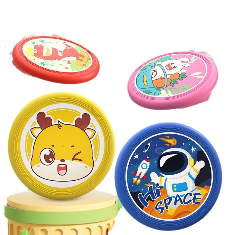 Đồ chơi ném đĩa bay loại 20cm - An toàn nhiều họa tiết vui nhộn dễ thương cho bé