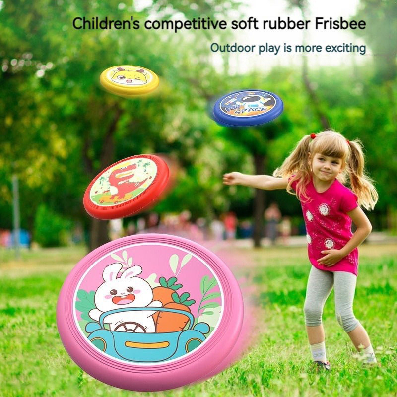 Đồ chơi ném đĩa bay loại 20cm - An toàn nhiều họa tiết vui nhộn dễ thương cho bé
