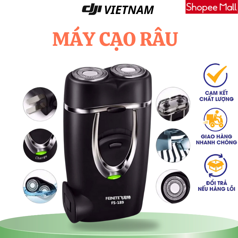 Máy Cạo Râu Mini Cao Cấp Sử Dụng Sạc Pin Thông Minh Tiện Lợi Có Lưỡi Dao Kép Tự Làm Sắc-VD.STORE