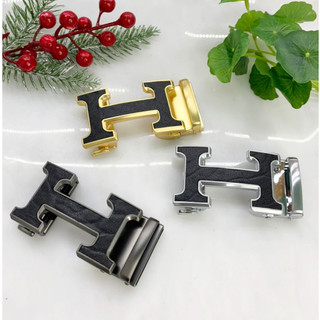 Mặt khoá thắt lưng nam chữ h gạt tự động cao cấp hàng xịn phủ da dùng cho dây có răng cưa bản 3,5cm giaynamdep699