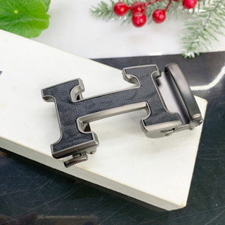Mặt khoá thắt lưng nam chữ h gạt tự động cao cấp hàng xịn phủ da dùng cho dây có răng cưa bản 3,5cm giaynamdep699