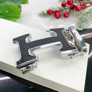 Mặt khoá thắt lưng nam chữ h gạt tự động cao cấp hàng xịn phủ da dùng cho dây có răng cưa bản 3,5cm giaynamdep699