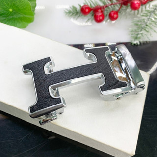 Mặt khoá thắt lưng nam chữ h gạt tự động cao cấp hàng xịn phủ da dùng cho dây có răng cưa bản 3,5cm giaynamdep699