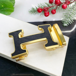 Mặt khoá thắt lưng nam chữ h gạt tự động cao cấp hàng xịn phủ da dùng cho dây có răng cưa bản 3,5cm giaynamdep699
