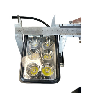 Đèn trợ sáng Runlai, đèn led Runlai 6 mắt Chữ Nhật ánh sáng trắng.