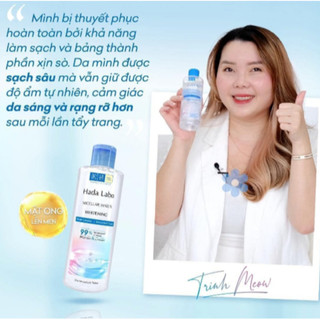 Nước Tẩy Trang Sạch Sâu Dưỡng Ẩm & Dưỡng Sáng Da Micellar Water (240ml/chai)