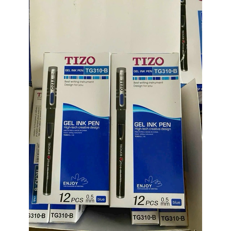 Bút Nước Tizo hàng đẹp xanh đen hộp 12 bút