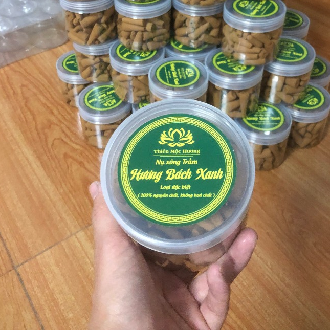 Nhang Nụ Xông Trầm Thảo Mộc Bách Sạch nguyên chất Xông Nhà - Đuổi côn trùng- chiêu Tài Lộc