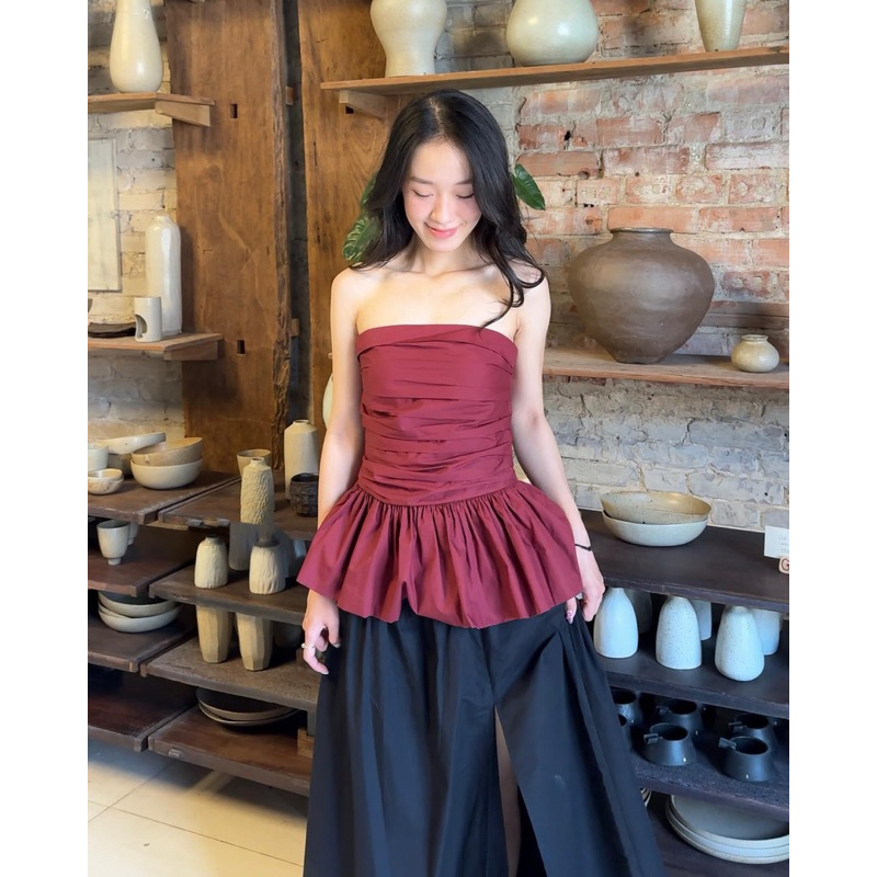 ÁO QUÂY LINEN MIR TOP