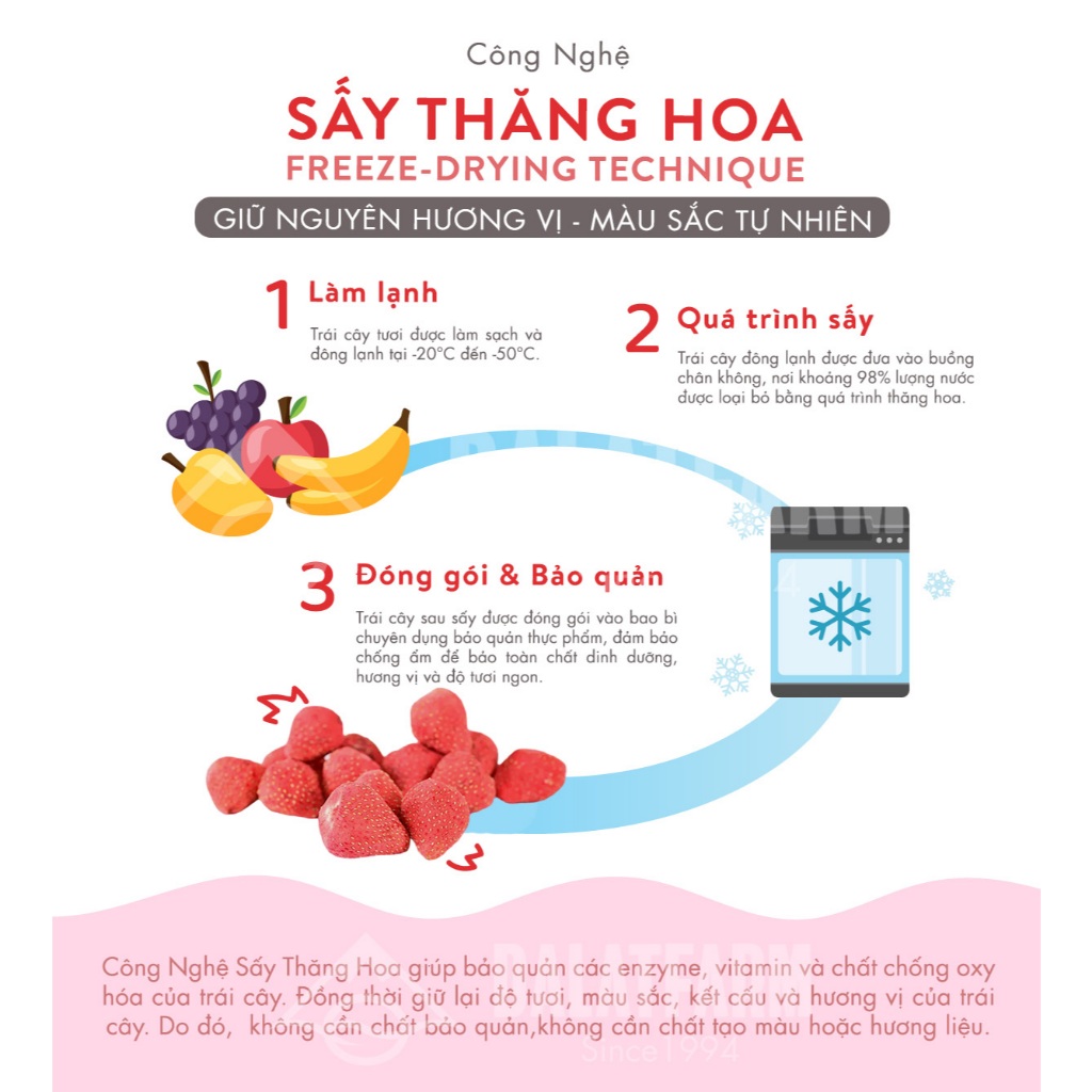 Ảnh Dâu Tây Sấy Giòn - Túi 80g 3