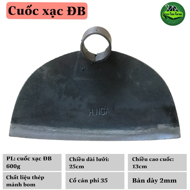 Cuốc xạc thép bản lớn làm vườn rẫy | Shopee Việt Nam