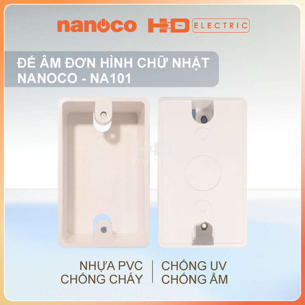 Đế Âm Đế Nổi Nanoco nhựa PVC chống cháy chất lượng cao | Shopee Việt Nam