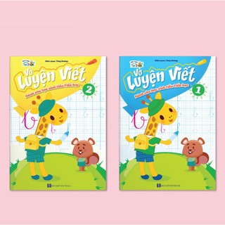 Sách Luyện viết dành cho học sinh tiền Tiểu học - Bộ 2 cuốn - NXB Hà Nội