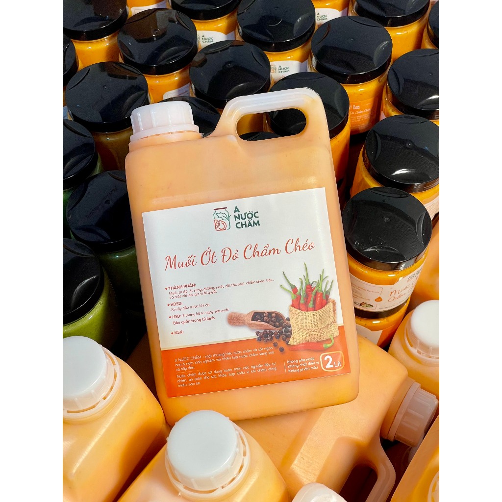 Can Muối Chấm 2.3Kg - chấm thịt nướng, gà ủ muối, hải sản