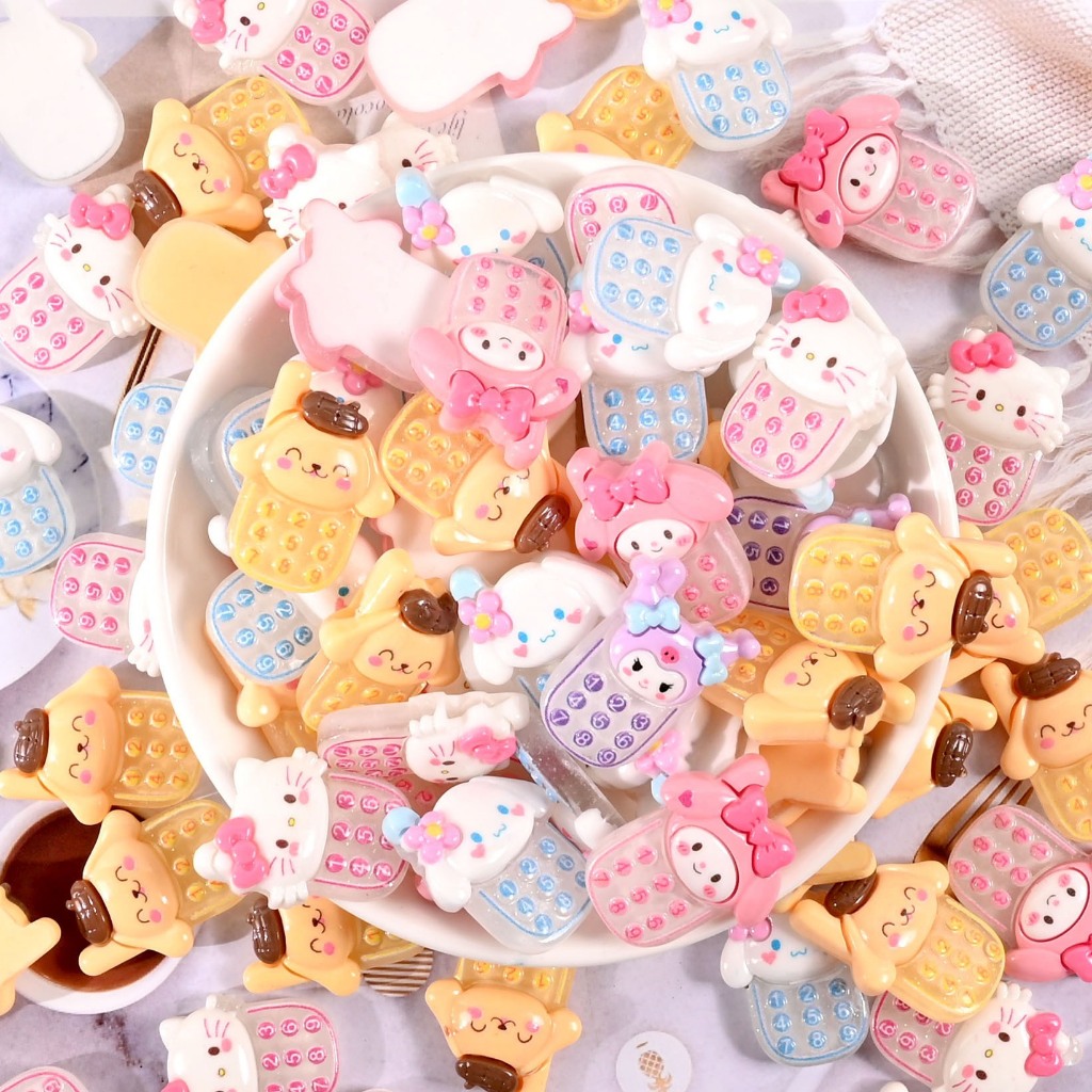 CHARM HÌNH KHỐI NƯỚC HOA,MÁY ẢNH, HỘP SỮA PHỤ KIỆN TRANG TRÍ ỐP ĐIỆN THOẠI D.I.Y