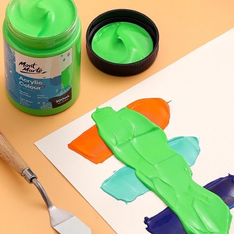 [Hỏa tốc HCM] Màu Acrylic Mont Marte Signature 300ml vẽ giày, áo,vẽ vải, tường, gốm sứ mọi chất liệu