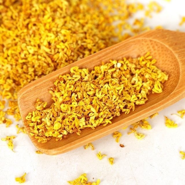 200GR Trà Quế Hoa (Hoa Mộc) Sấy Khô Giúp Làm Đẹp Da, Giảm Stress, Thanh Lọc Giải Nhiệt