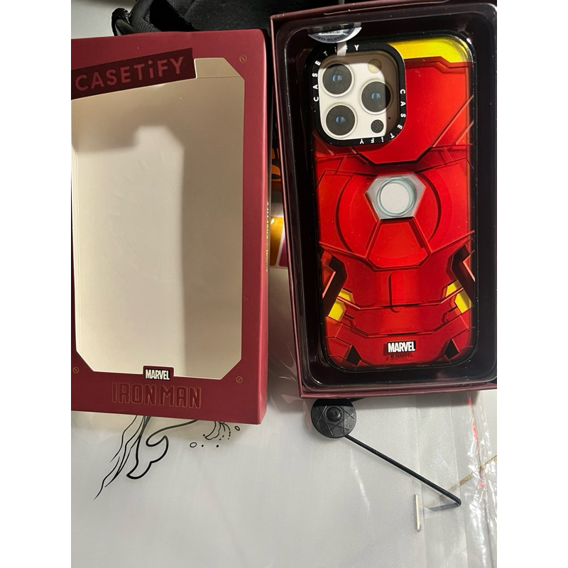 CASETiFY アイアンマン iPhone15 Pro スマホケース マーベル