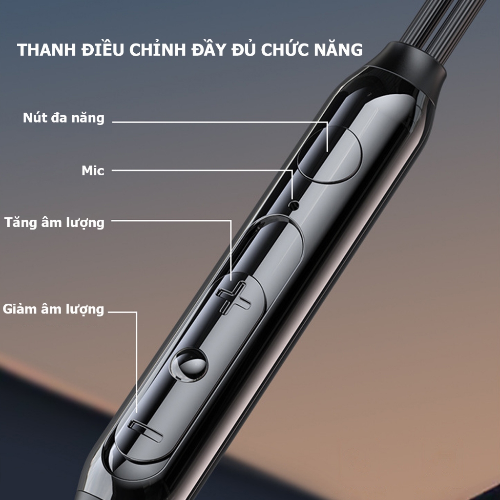 Tai nghe máy tính C70 dành cho máy tính bàn có 2 giắc cắm, có mic đàm thoại, dây dài 2.5m-Poermax | BigBuy360 - bigbuy360.vn