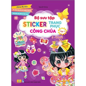 Sách - Bộ sưu tập Sticker Trang Phục Công Chúa 3-6 tuổi Tập 1 - ndbooks