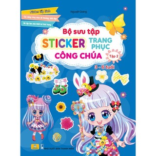 Sách - Bộ sưu tập Sticker Trang Phục Công Chúa 3-6 tuổi Tập 1 - ndbooks