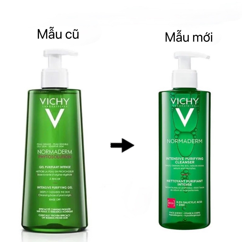 Ảnh Sữa Rửa Mặt Cho Da Dầu Mụn VICHY Normaderm 400ml 1