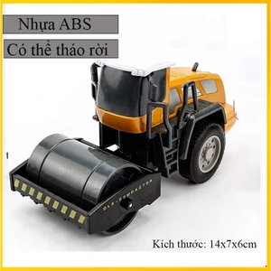 Đồ chơi mô hình xe lu chất liệu nhựa an toàn, chi tiết sắc sảo, bền đẹp, có thể tháo rời các chi tiết