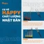 Cọ Vẽ Màu Nước Happy Series 1845 - Đầu Tròn và Đầu Set - Nhiều Size Khác Nhau