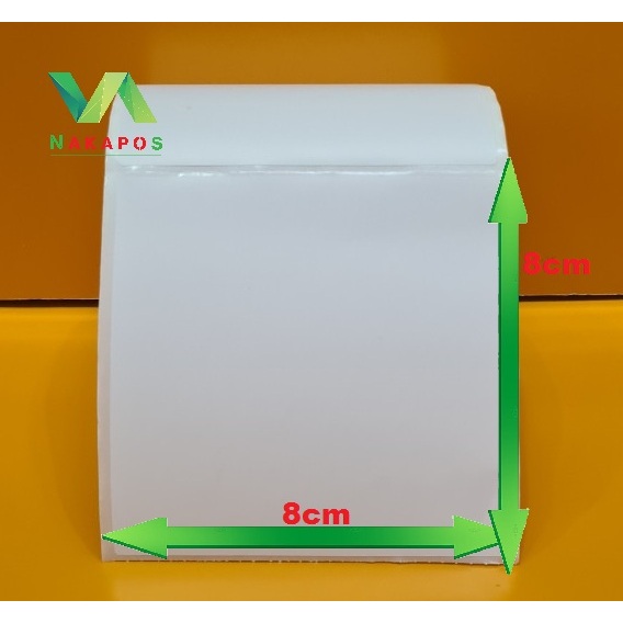[ THÙNG 100 CUỘN ] TEM GIAO HÀNG NHANH 8*8 DECAL NHIỆT 80*80 IN ĐƠN HÀNG TỰ DÁN IN MÃ VẠCH GIẤY NHIỆT GIẤY IN [100 CUỘN]