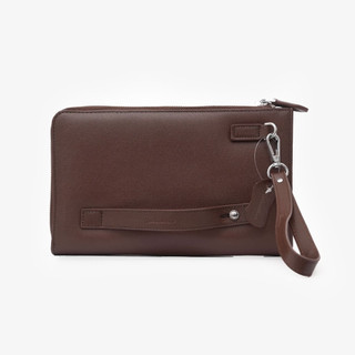 Ví Cầm Tay Nam Cao Cấp, Clutch Nam FTT Leather Da Bò Hai Ngăn, Có Tích Hợp Ngăn Đựng Thẻ Sang Trọng