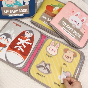 Sách vải bận rộn cho bé phát triển vận động tính giáo dục sớm Đồ chơi montessori