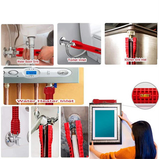 【8 trong 1】Cờ Lê chìm，Cờ lê đa năng vặn dây cấp nước, Dụng cụ tháo các loại ốc vòi nước ĐA NĂNG