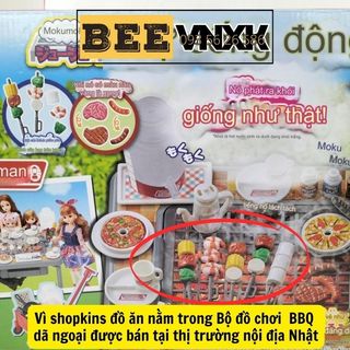 Đồ chơi shopkins chính hãng xuất Nhật - Vỉ 19 chi tiết chủ đề nấu ăn BBQ BEE VNXK