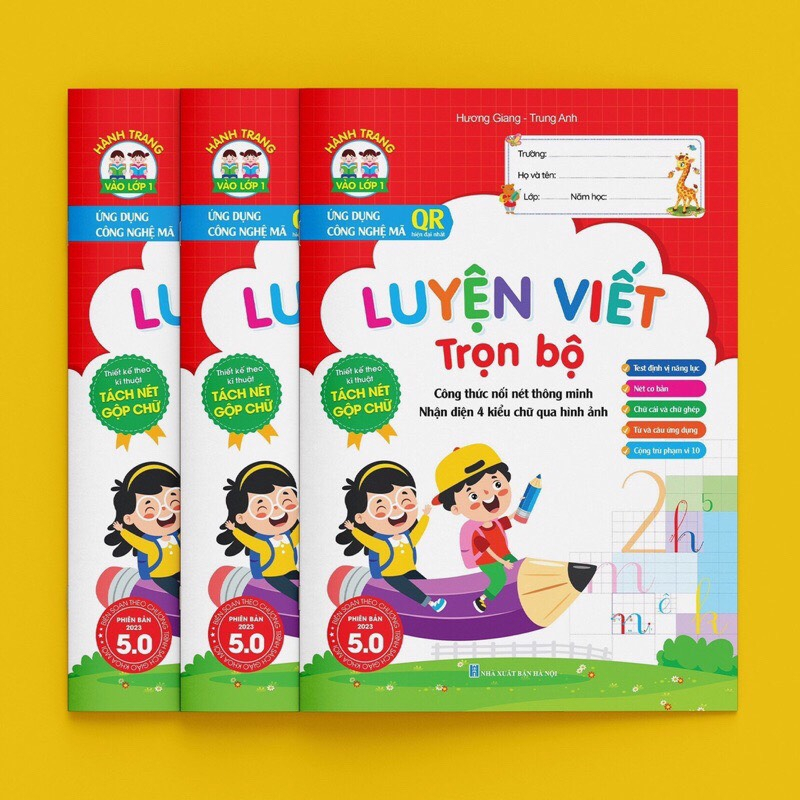 Sách - Luyện Viết Trọn Bộ - Phiên bản 5.0 ứng dụng công nghệ mã QR