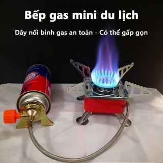BẾP GA MINI DU LỊCH GẤP GỌN ( TẶNG DÂY DẪN GA VÀ TÚI ĐỰNG)
