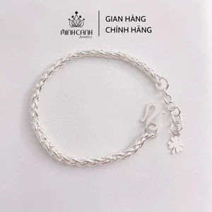 Lắc Bạc Trẻ Em Dây Tròn Đơn Giản - Minh Canh Jewelry