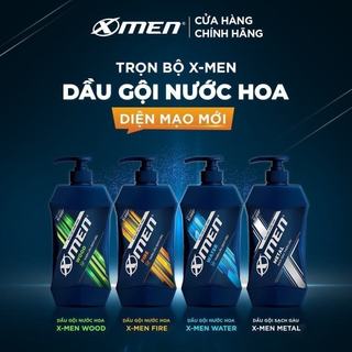 [Hàng Công Ty] Dầu Gội Tắm Gội Nước Hoa Nam Xmen Cao Cấp Lưu Hương Lâu, Ngăn Ngừa Gàu Giúp Làm Sạch Dưỡng Tóc Chuyên Sâu
