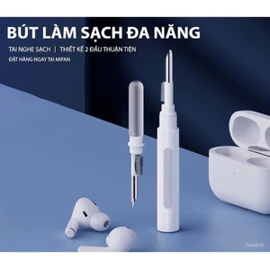 Bút Vệ Sinh Tai Nghe 3 Trong 1 – Dụng Cụ Làm Sạch Tai Nghe Bluetooth & Tai Nghe Dây Đa Năng