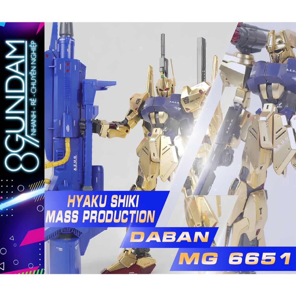 [CÓ SẴN] Mô Hình Lắp Ráp MG 6651 Hyaku Shiki Kai Mass Production Type ...