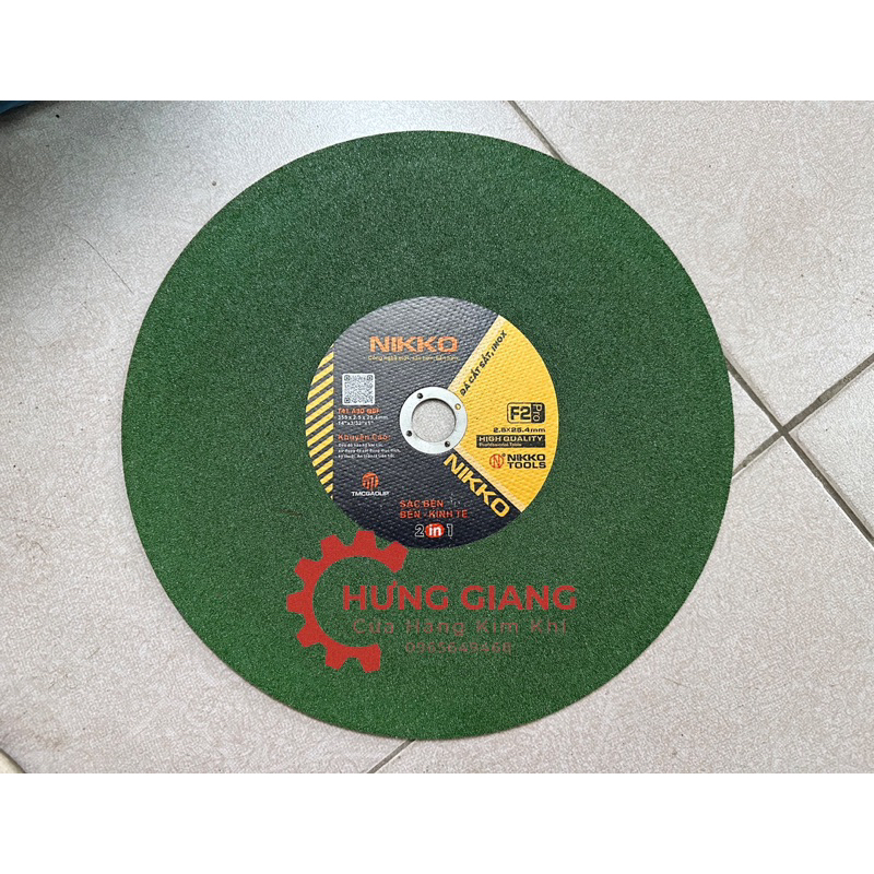 Đá cắt, Lưỡi Cắt 355 Nikko Chuyên Cắt Sắt, Inox chuyên dụng sắc bén an toàn