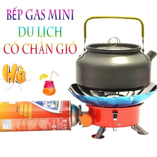 BẾP GA (CHẮN GIÓ ) DU LỊCH MINI GẤP GỌN (KÈM TÚI ĐỰNG)