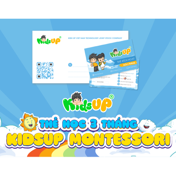 Khóa học Kids Up - KidsUp Montessori Gói 3 tháng - KU3M