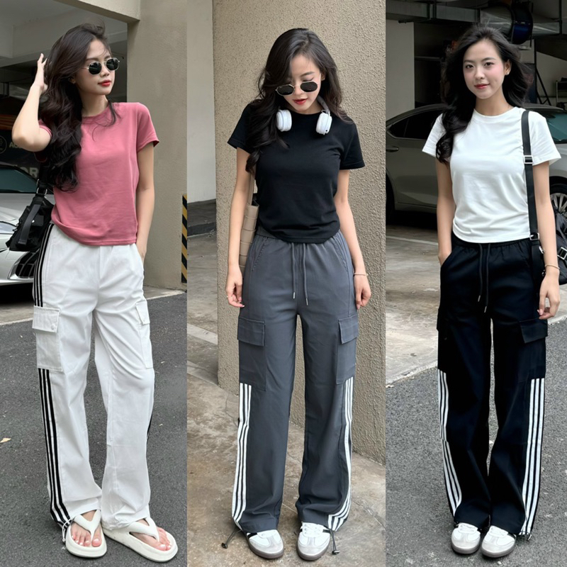 [RÁCH STORE] Quần Vải - 1811 - Viền 3 Sọc - Túi Hộp - Rút Lai | Shopee ...