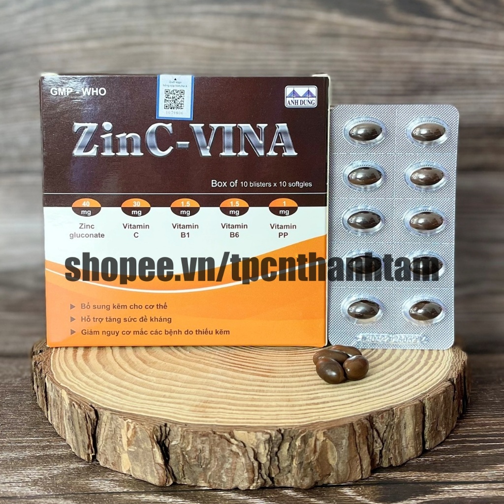 Viên uống tăng đề kháng ZinC Roxtech bổ sung kẽm hỗ trợ tăng cường hệ ...